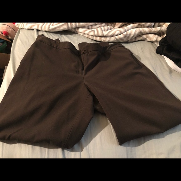 Raphaela by Brax Pants - Dark brown dress pants. Petite in size.